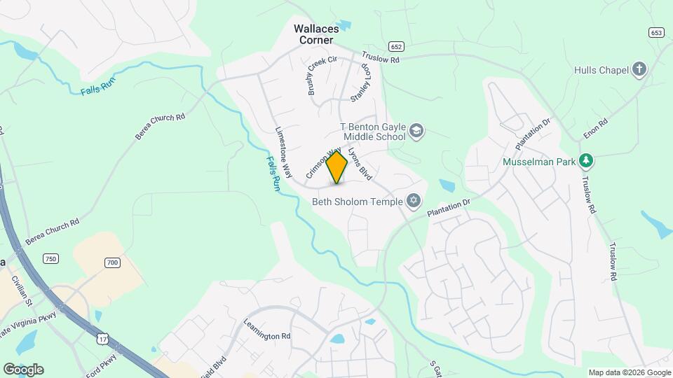 138 Limestone Way Mapa y Detalles de la Ubicación