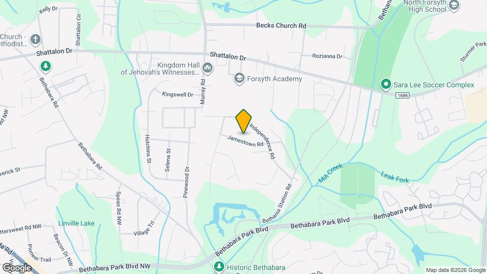 2147 Jamestown Rd Map and Location Details