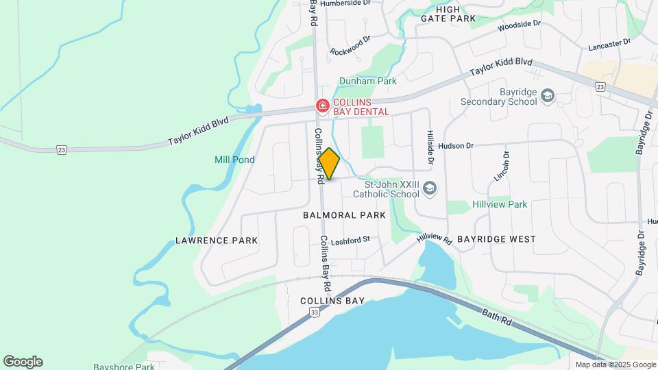 740 Collins Bay Rd Map and Location Details