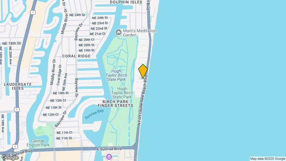 1501 N Fort Lauderdale Beach Blvd Map and Location Details