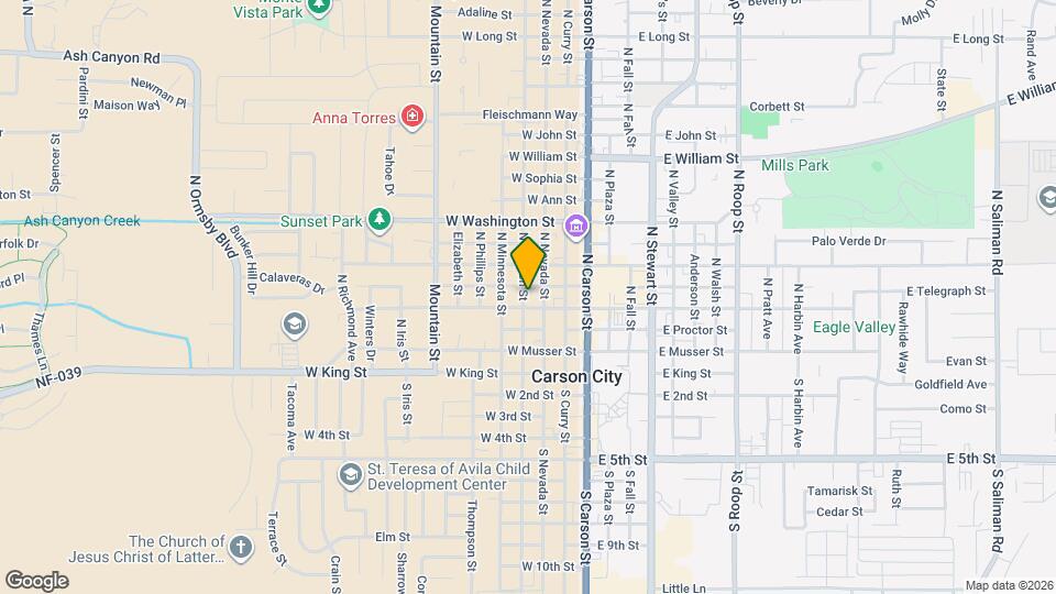 405 N Division St Map and Location Details