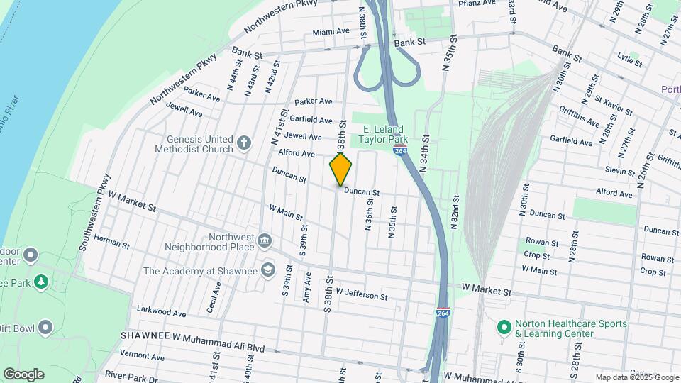 131 N 38th St Mapa y Detalles de la Ubicación
