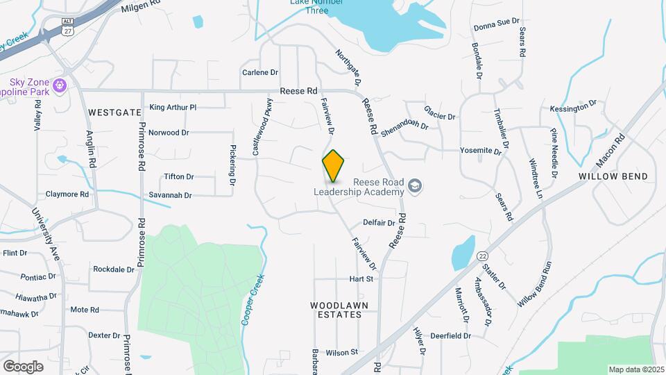 3930 Fairview Dr Map and Location Details