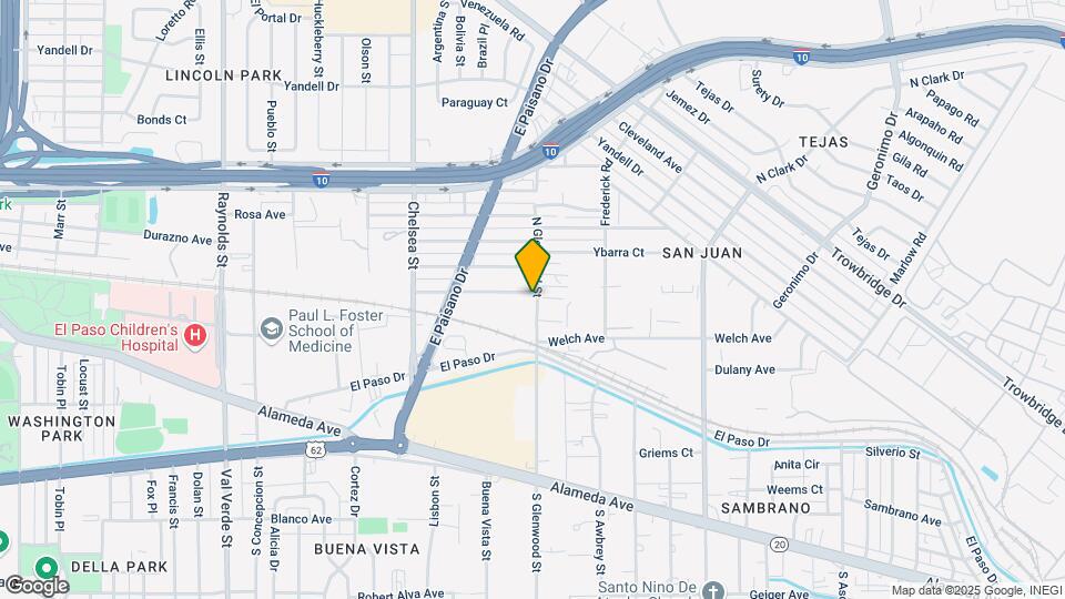 235 N Glenwood St Mapa y Detalles de la Ubicación