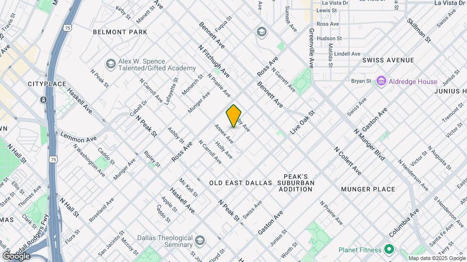 4618 San Jacinto St Map and Location Details