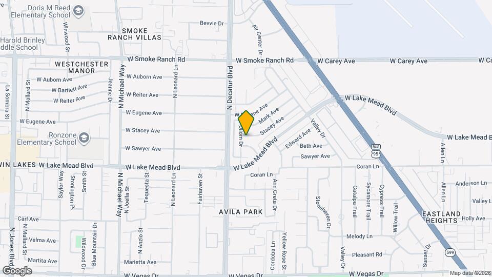4617 Stacey Ave Map and Location Details