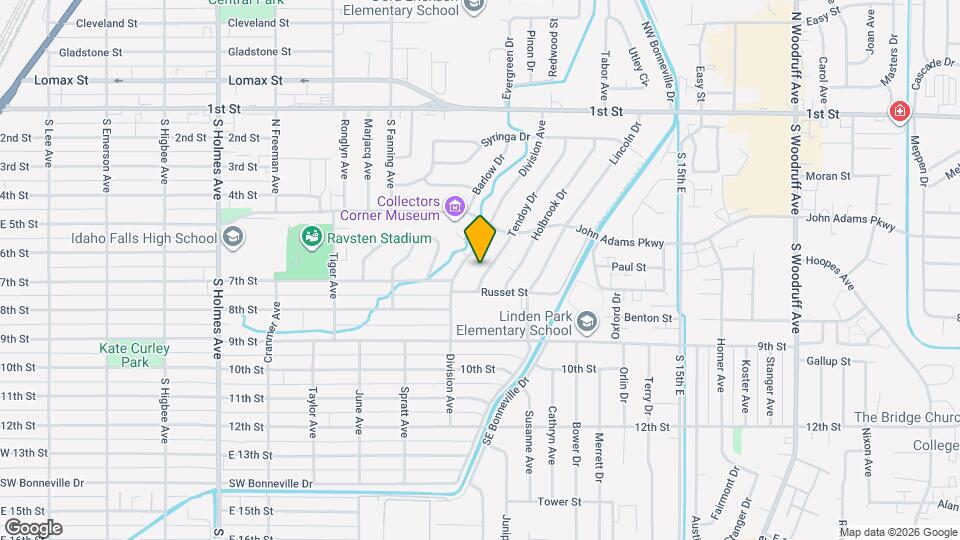 630 Tendoy Dr Map and Location Details