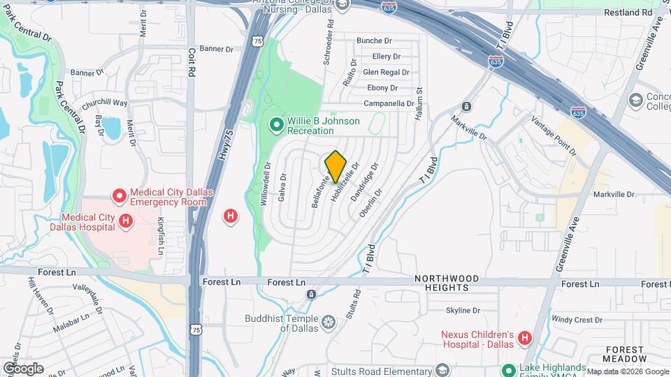 12121 Hoblitzelle Dr Map and Location Details