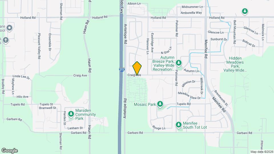 28132 Callie Wy Mapa y Detalles de la Ubicación