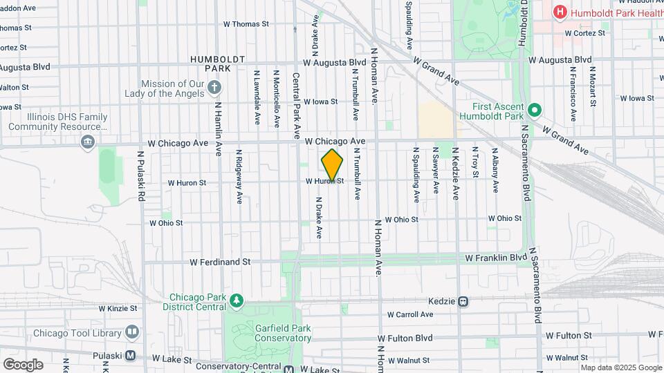 3511 W Huron St Map and Location Details