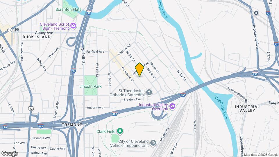 2451 Thurman Ave, Unit #2 Map and Location Details