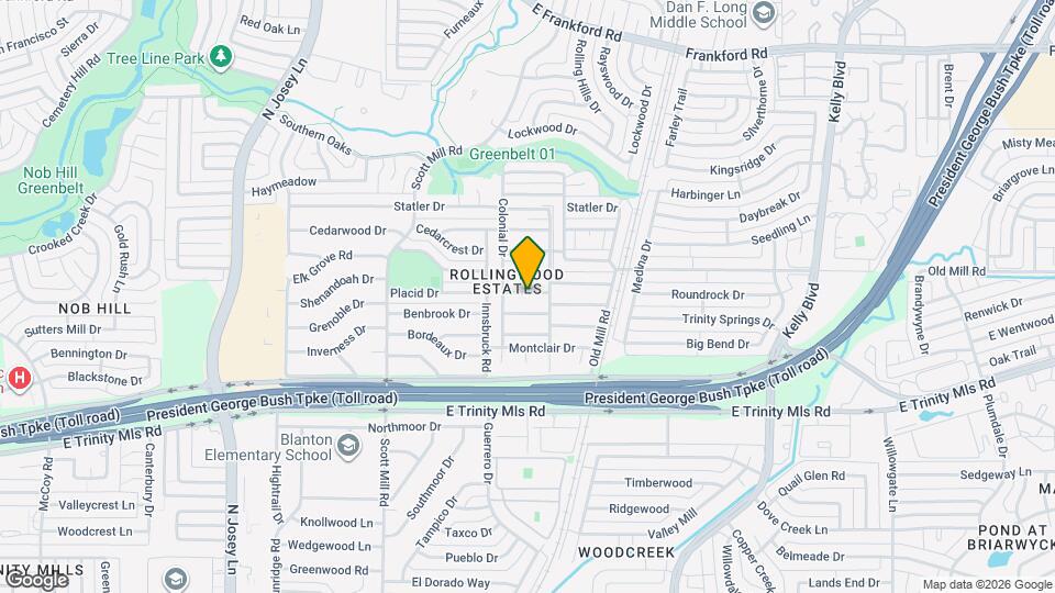 2210 Placid Dr Map and Location Details