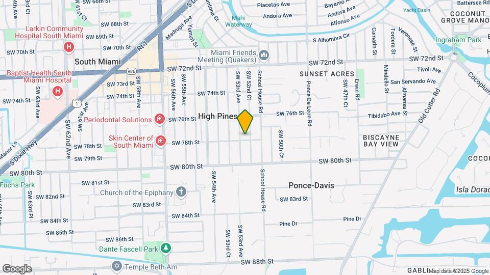 5265 SW 78th St Map and Location Details
