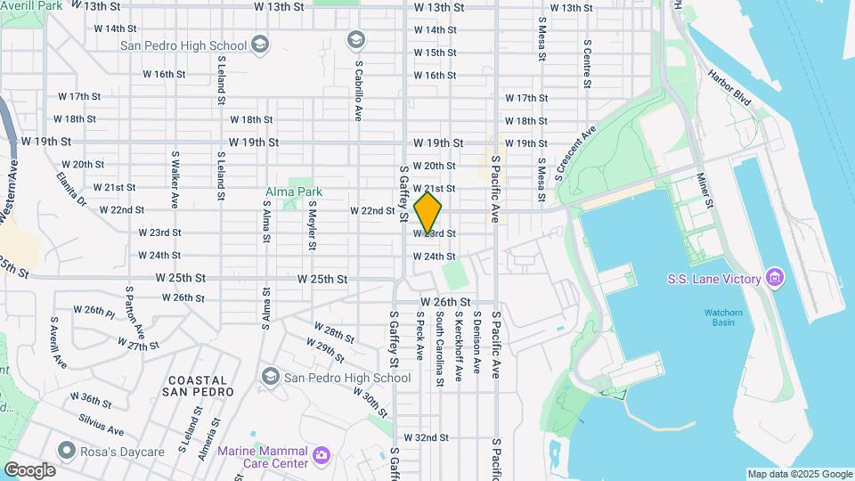 643 W 23rd St Map and Location Details