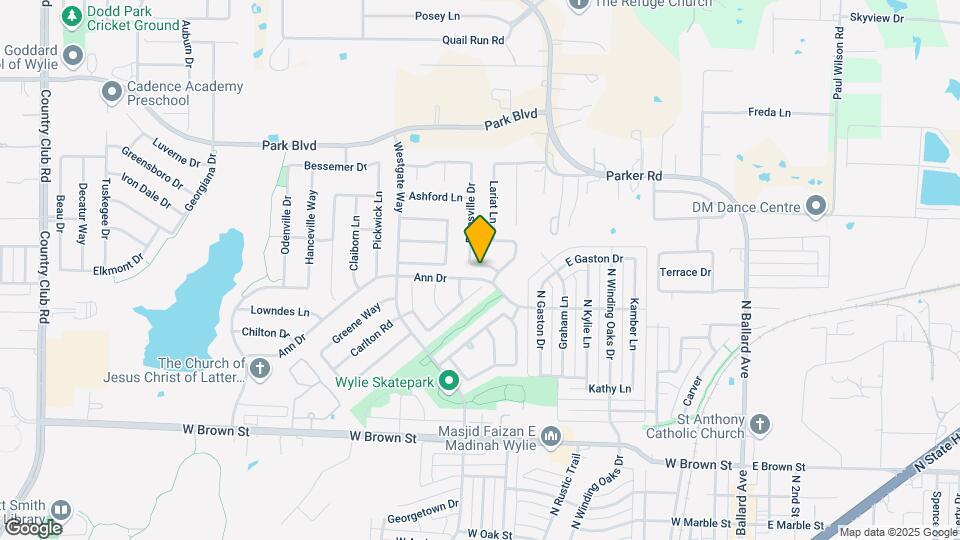 605 Cottondale Ln Map and Location Details