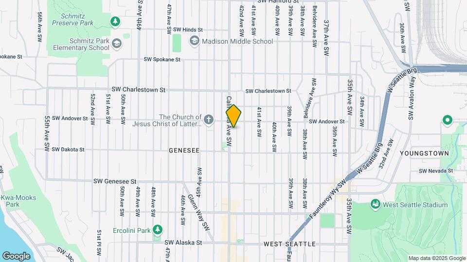 4018 California Ave SW Map and Location Details