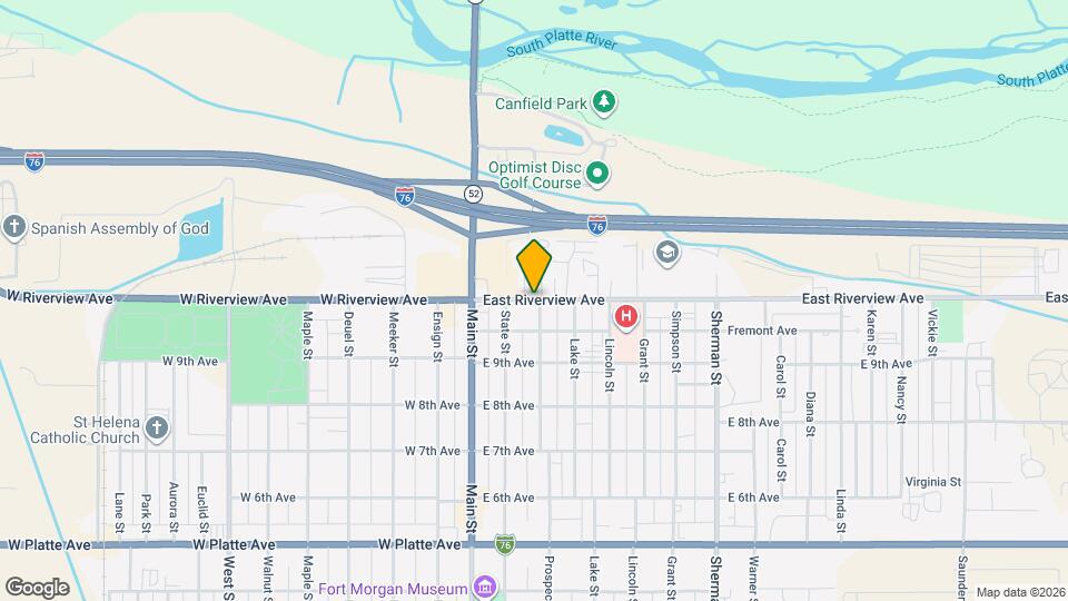 209 E Riverview Ave Map and Location Details