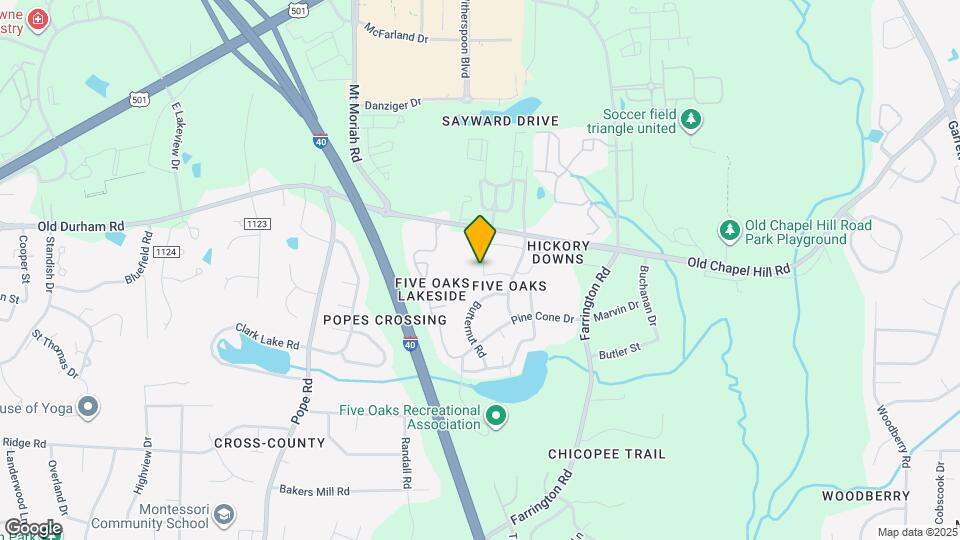 4100-4105 Five Oaks Dr Map and Location Details