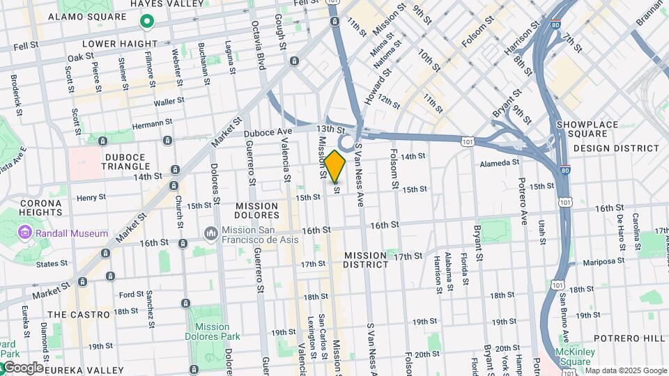 1375 Minna St Map and Location Details