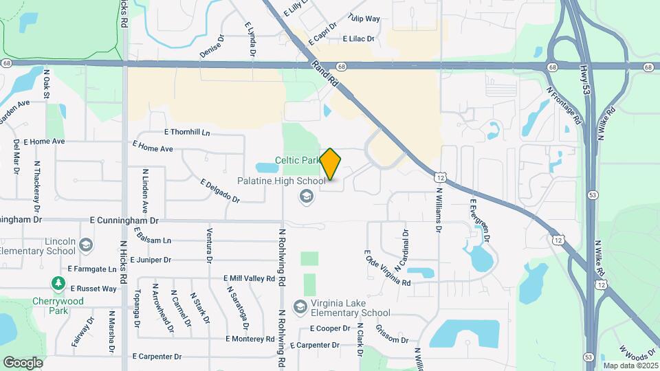 1477 N Winslowe Dr Map and Location Details