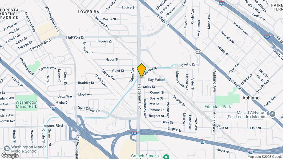 15272 Hesperian Blvd Map and Location Details