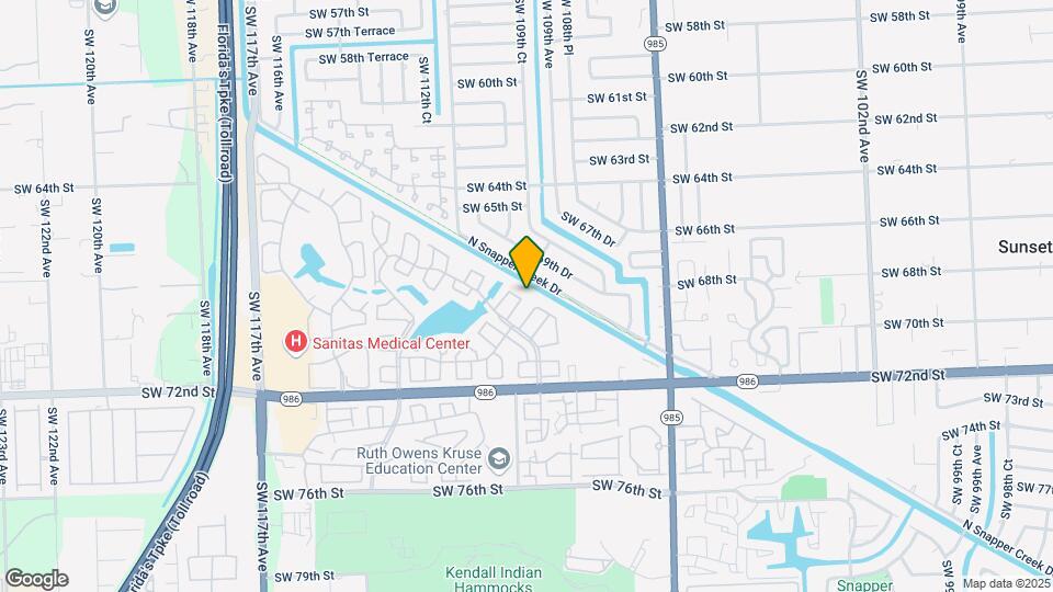 11059 SW 69th Ter Map and Location Details
