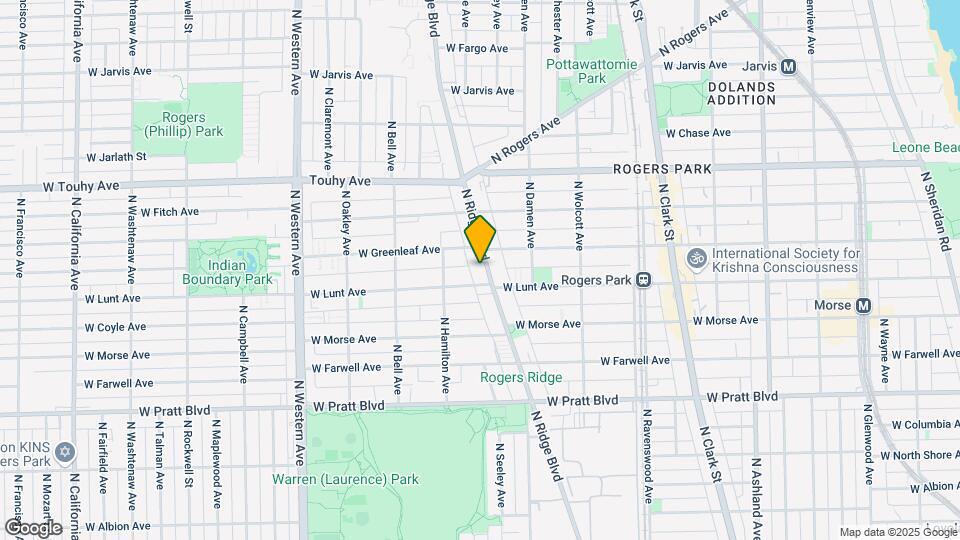 7012-18 N Ridge Blvd Mapa y Detalles de la Ubicación