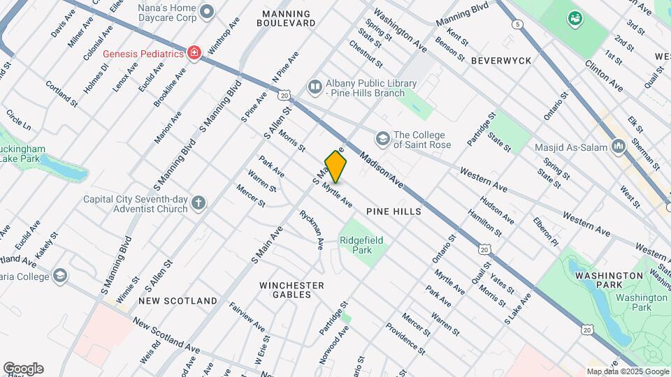 811 Myrtle Ave, Unit 1 Mapa y Detalles de la Ubicación