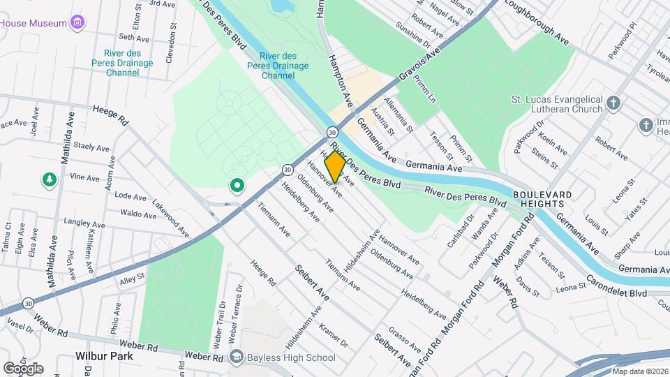 4833 Hannover Ave Mapa y Detalles de la Ubicación