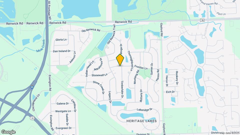 3615 Timberlake Dr Map and Location Details