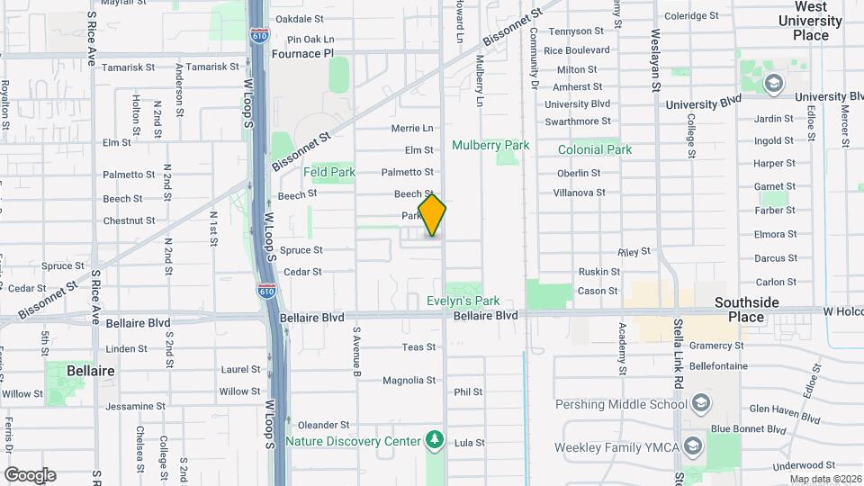 4513 Acacia St Map and Location Details