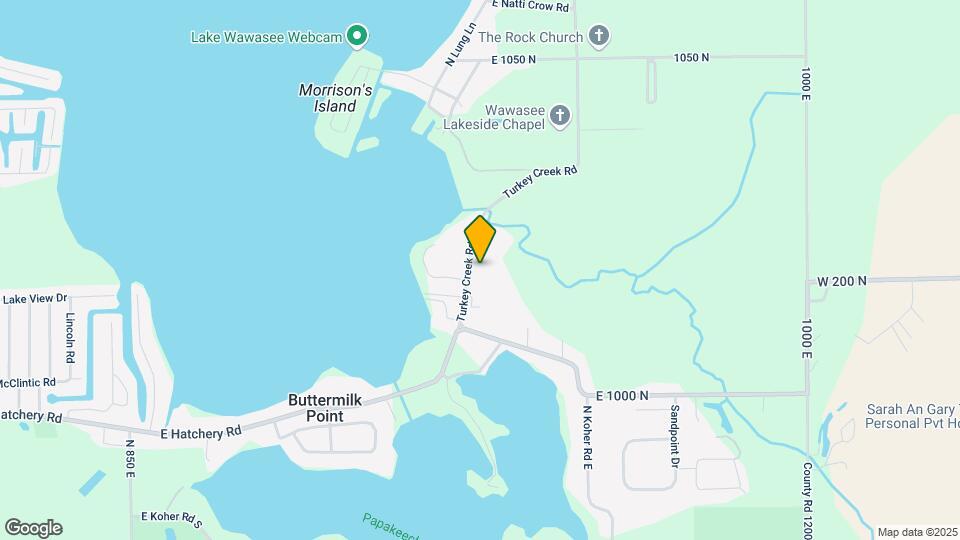 Wawasee Mobile Village & Storage Map and Location Details