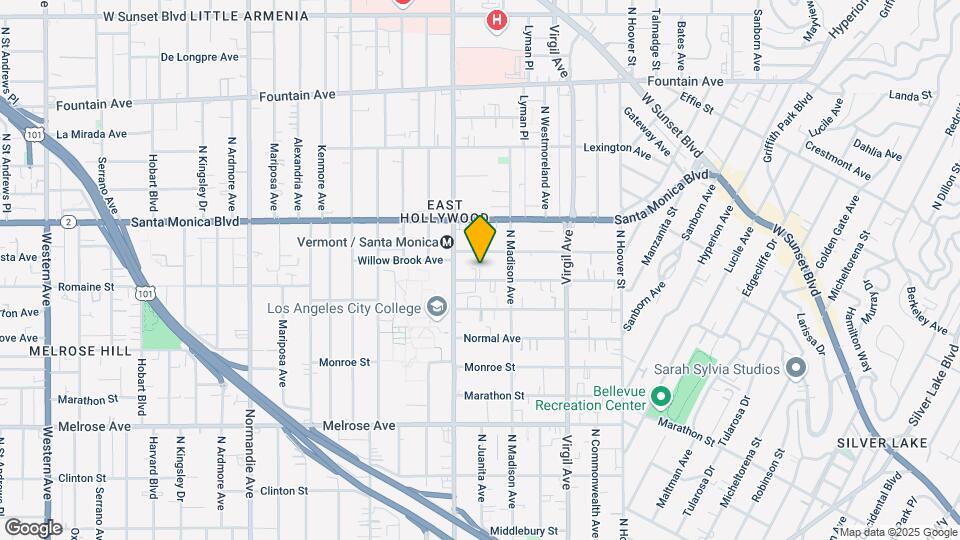 4437 E Lockwood Ave Map and Location Details
