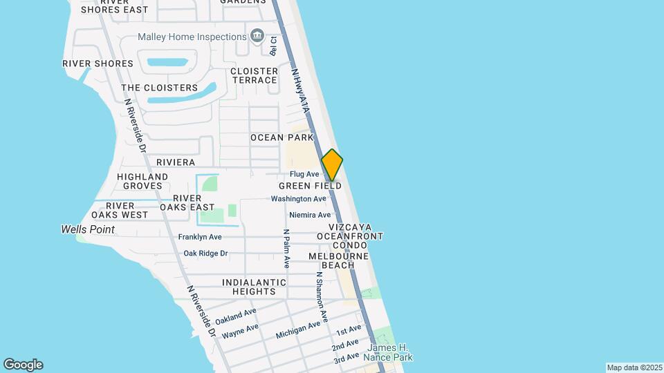 1095 N Hwy A1A Map and Location Details