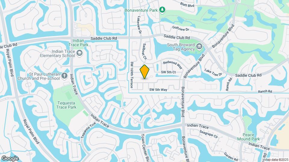 16887 Royal Poinciana Dr Map and Location Details