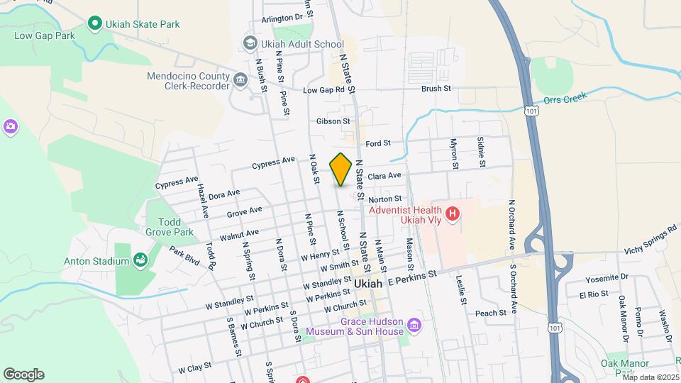 539 N School St-Unit -539 #A Map and Location Details