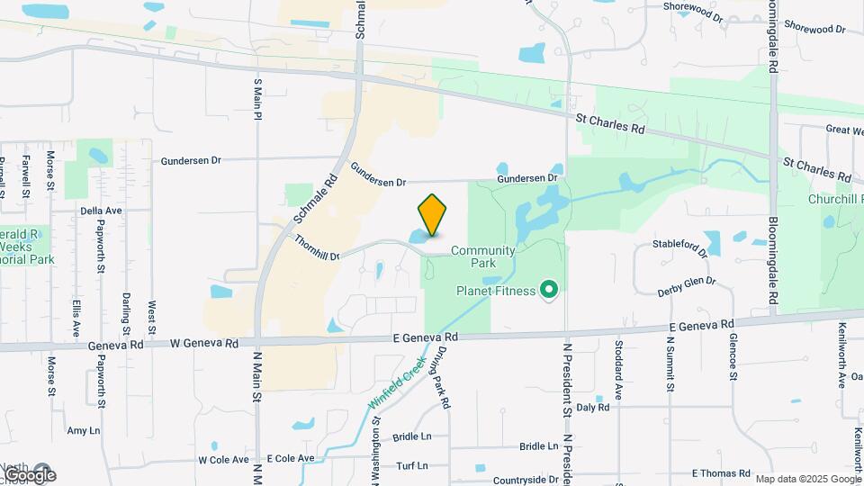 Carol Stream Crossing Map and Location Details