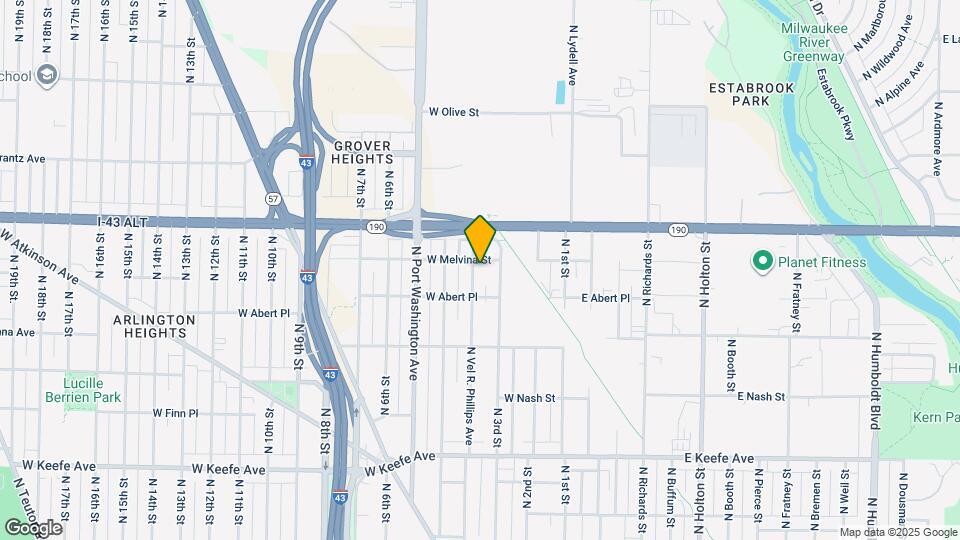 3888-3890-3890 N Vel R. Phillips Ave Map and Location Details