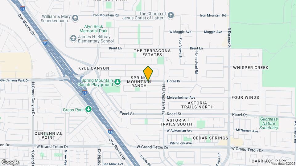 8908 Spinning Wheel Ave Map and Location Details
