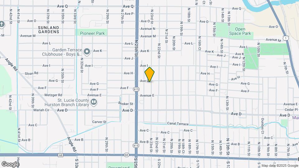 713 N 23rd St Map and Location Details