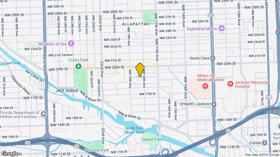 1828 NW 19th St Map and Location Details