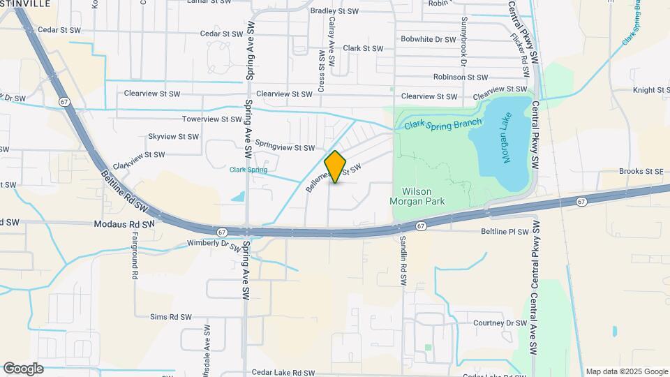 2604 Briar Ave SW Mapa y Detalles de la Ubicación