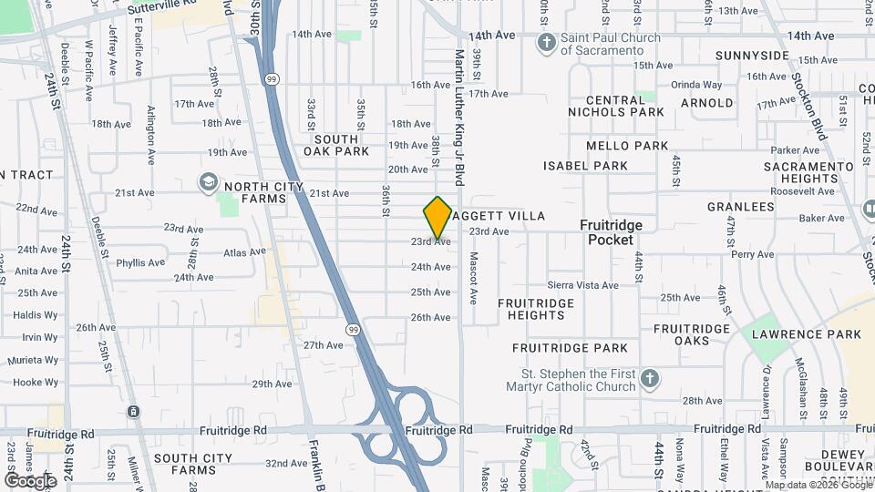 3808 23rd Ave Map and Location Details