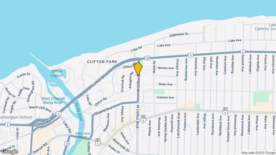 1224 W Clifton Blvd Map and Location Details