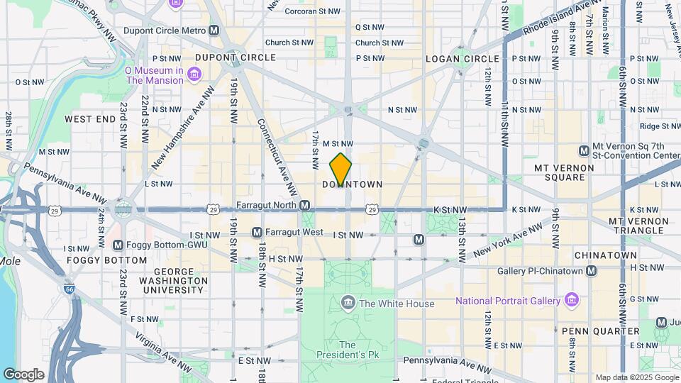 1020 16th St NW Map and Location Details