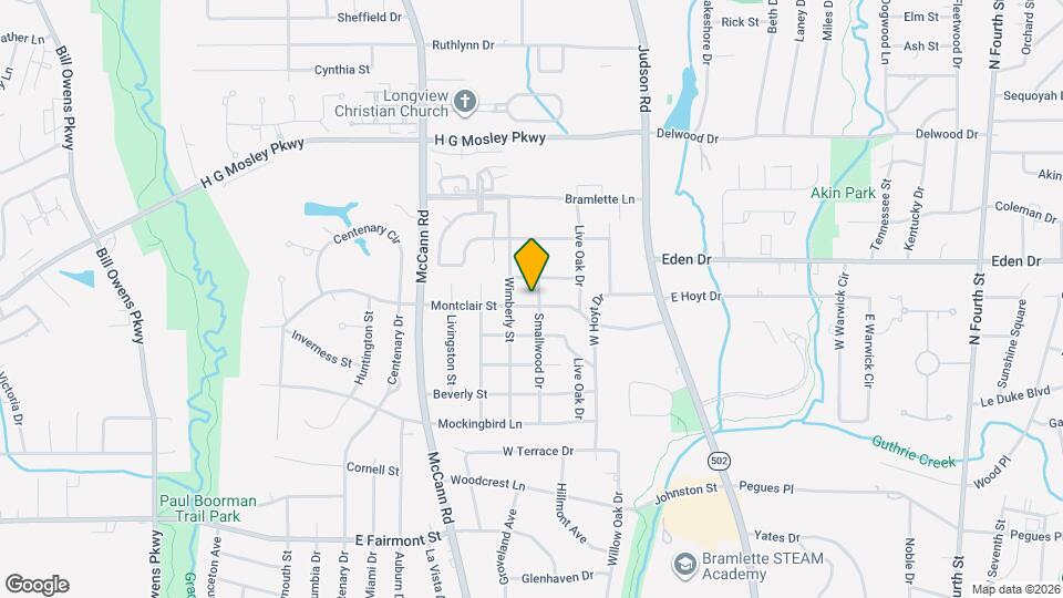 2101 Smallwood Dr Map and Location Details