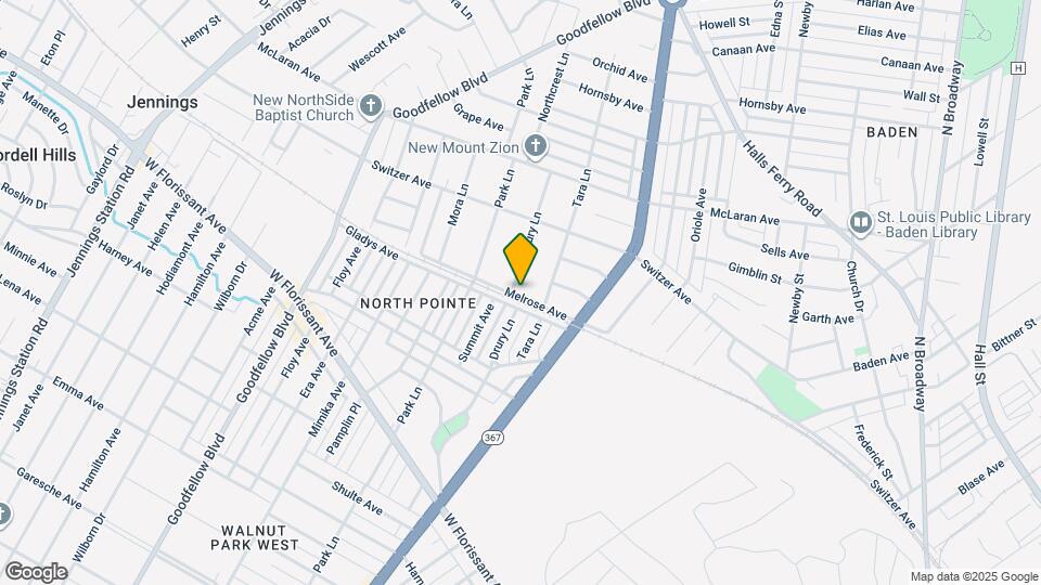 8506 Drury Ln Map and Location Details