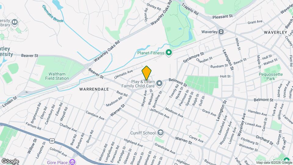 12 Waverley St Map and Location Details