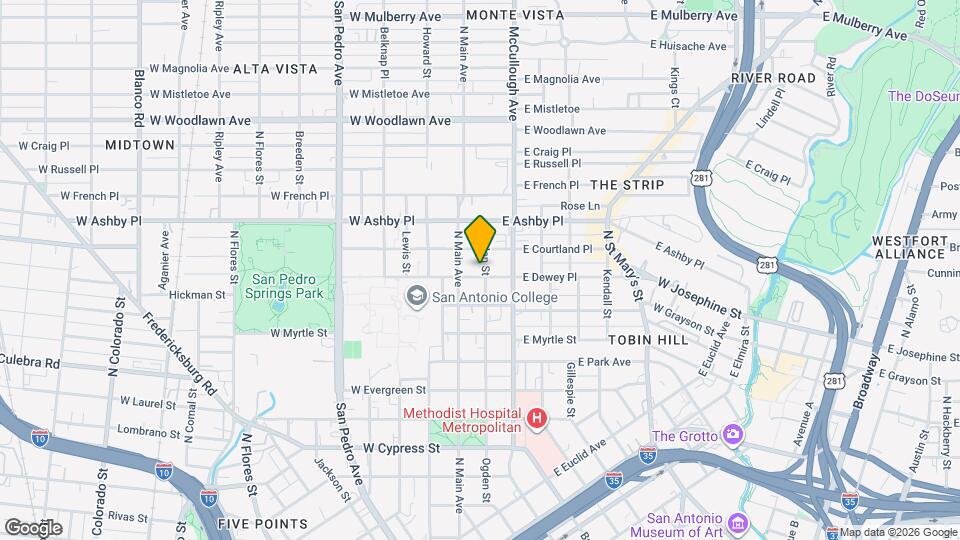 913 Ogden St Map and Location Details