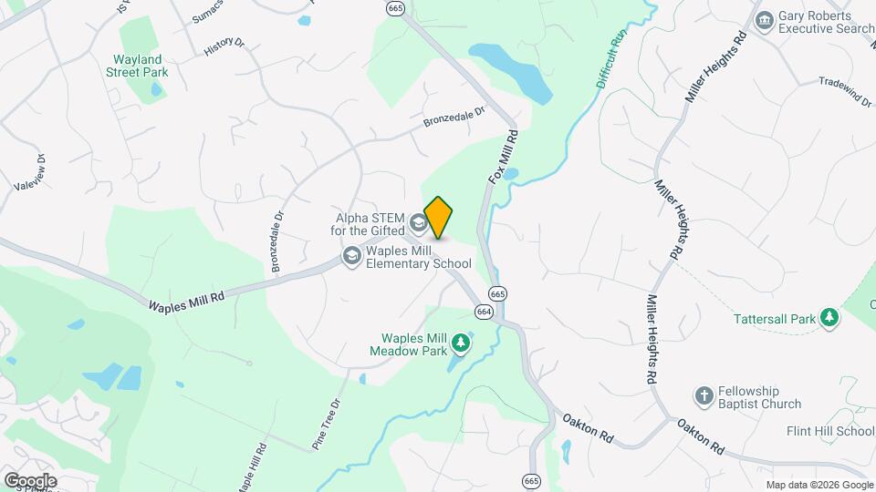 11410 Waples Mill Rd Map and Location Details